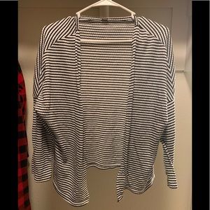 Black and white cardigan
